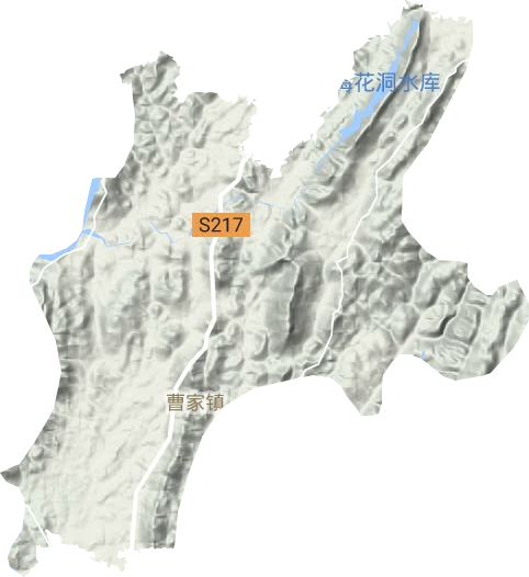 曹家鎮地形圖