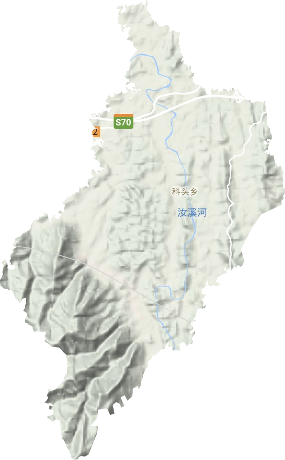 科頭鄉地形圖