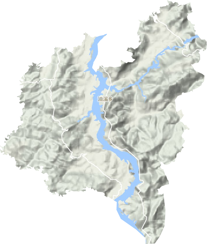 油溪鄉地形圖