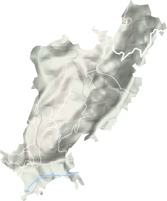 錫礦山街道地形圖
