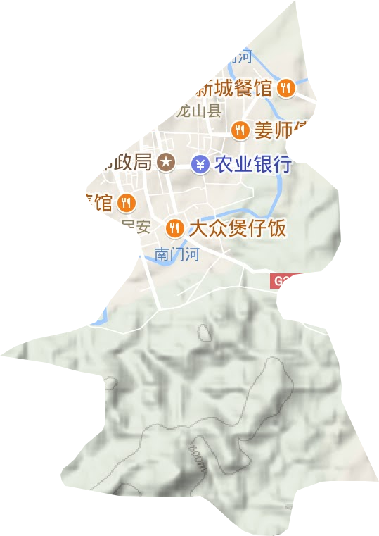 民安街道地形圖