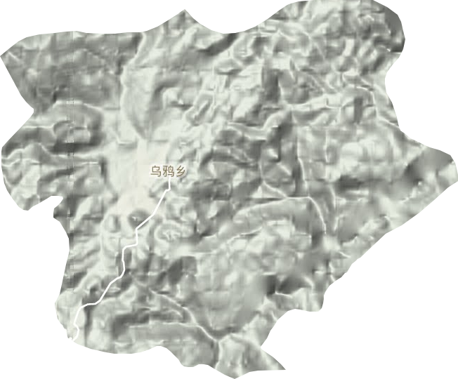 烏鴉鄉地形圖
