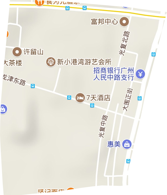 龍津街道地形圖