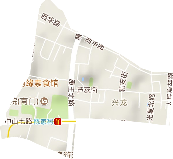 金花街道地形圖