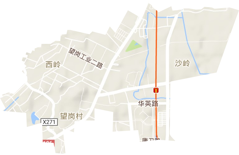 嘉禾街道地形圖