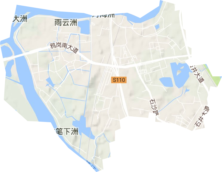 石門街道地形圖