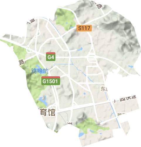 東區街道地形圖