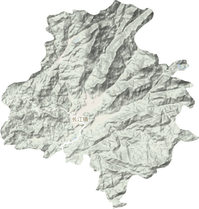 長(zhǎng)江鎮(zhèn)地形圖