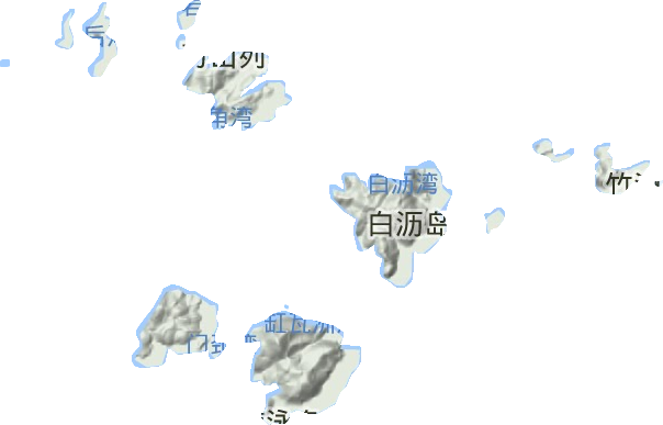 萬山鎮地形圖