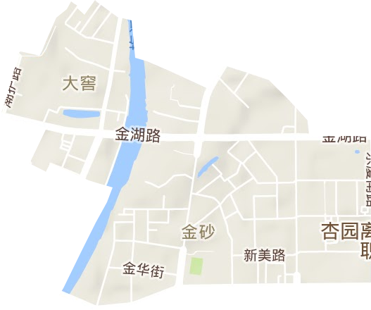 金砂街道地形圖