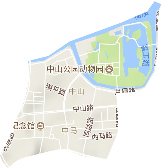 同益街道地形圖