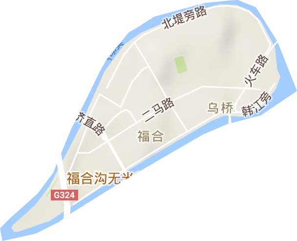 烏橋街道地形圖