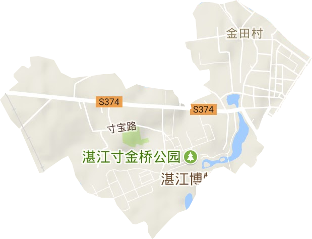 寸金街道地形圖