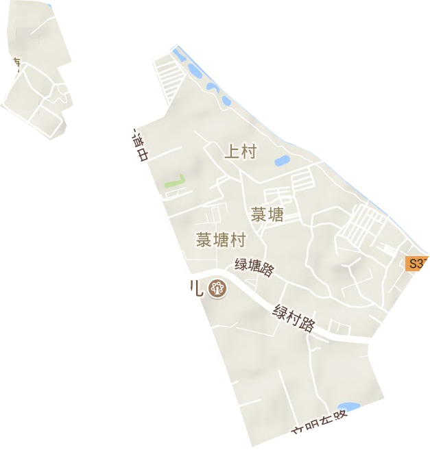 新園街道地形圖