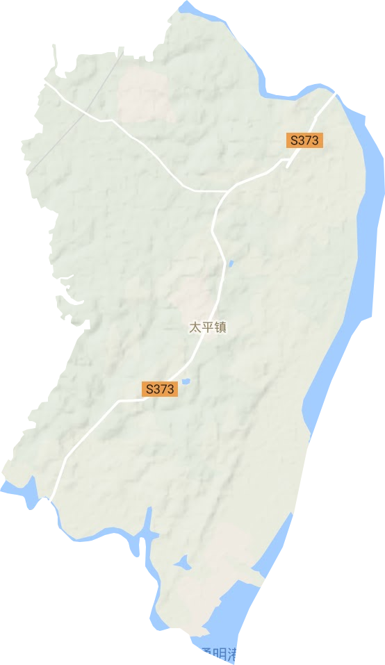 太平鎮(zhèn)地形圖