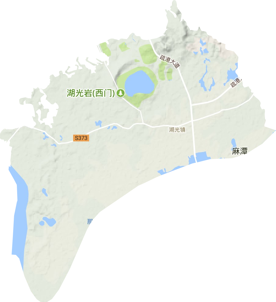 湖光鎮(zhèn)地形圖