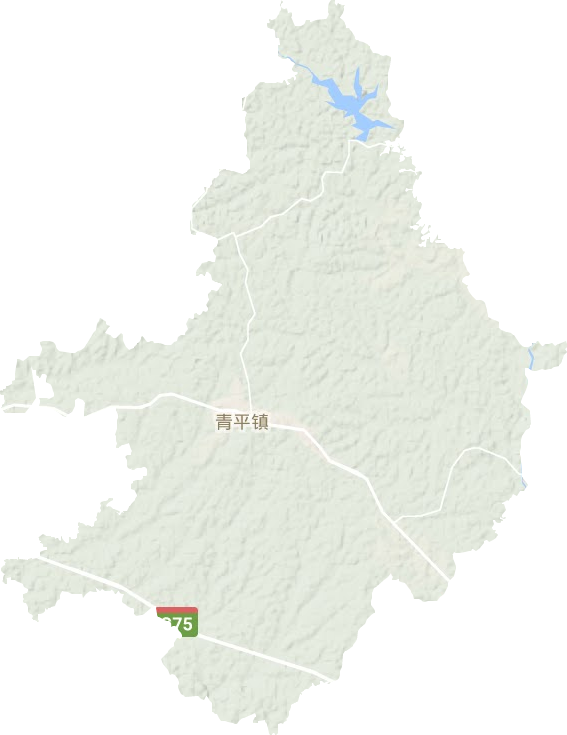 青平鎮地形圖
