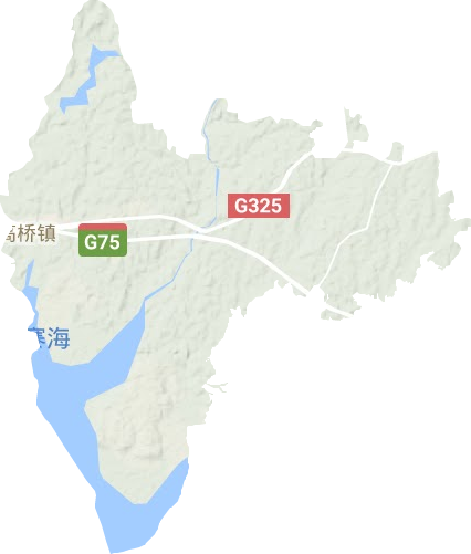 高橋鎮地形圖