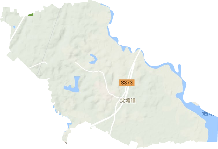 沈塘鎮地形圖