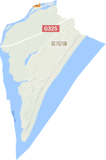 吳陽鎮地形圖