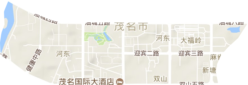 河東街道地形圖