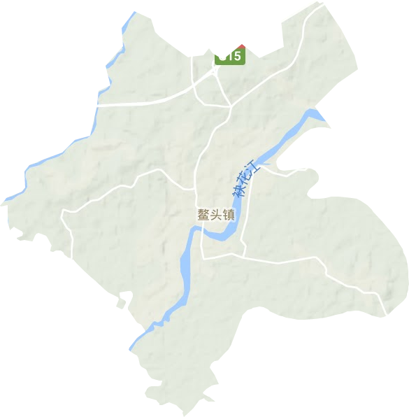 鰲頭鎮地形圖