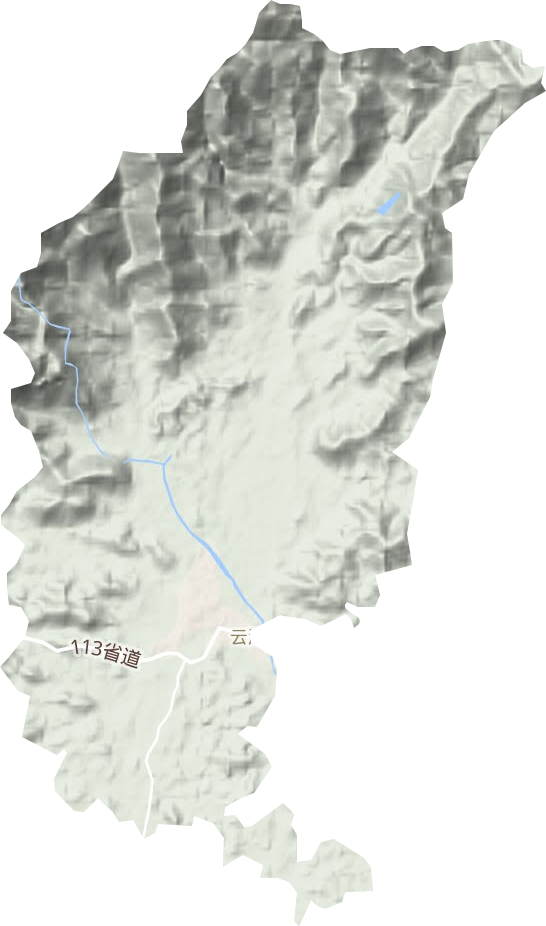 云潭鎮地形圖