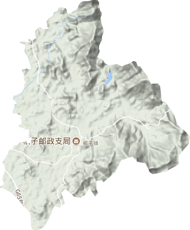 根子鎮地形圖
