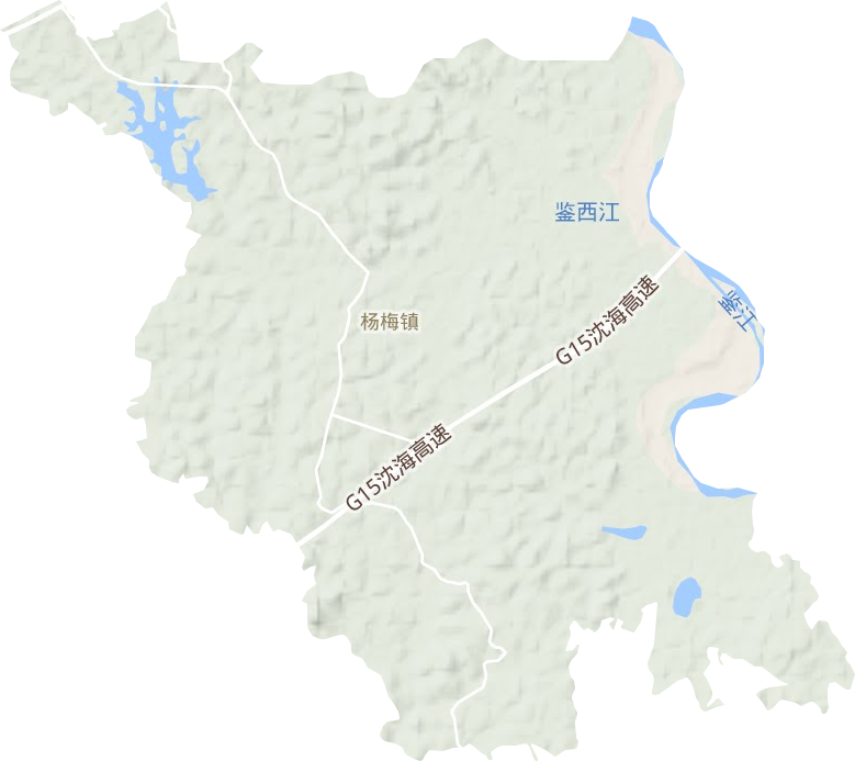 楊梅鎮地形圖