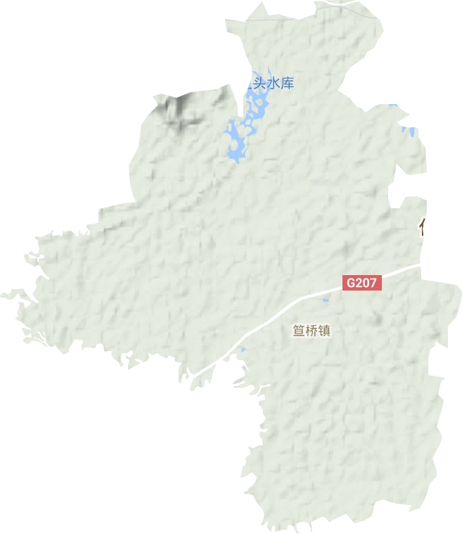 笪橋鎮地形圖