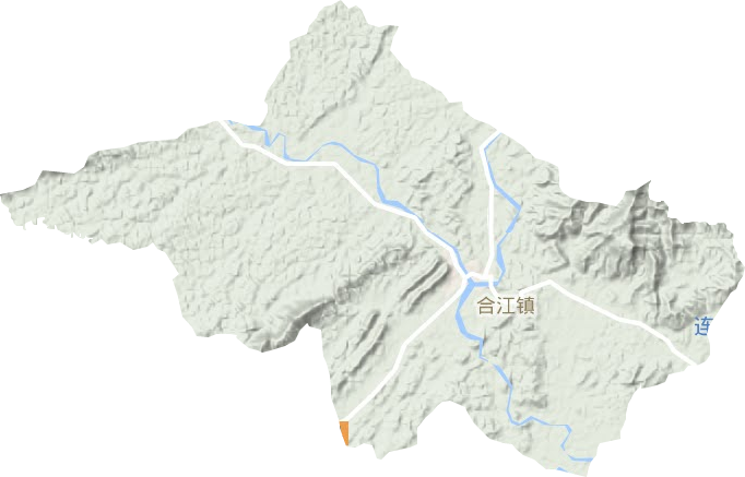 合江鎮地形圖