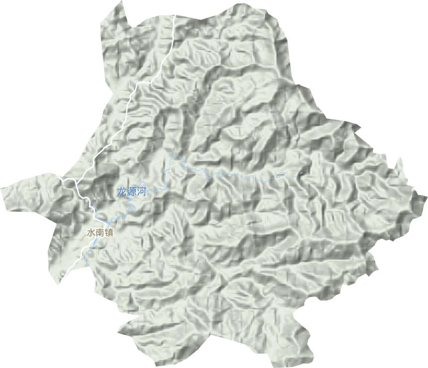 水南鎮地形圖