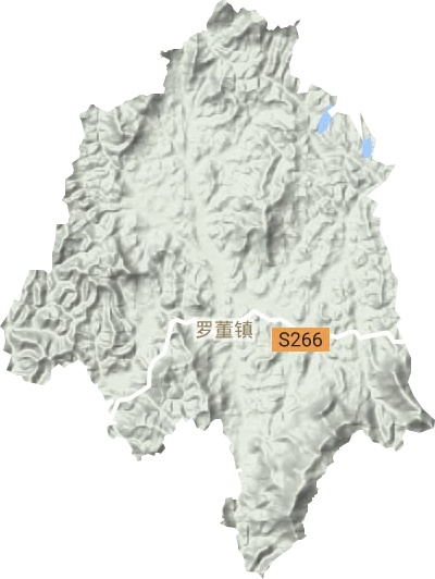 羅董鎮地形圖