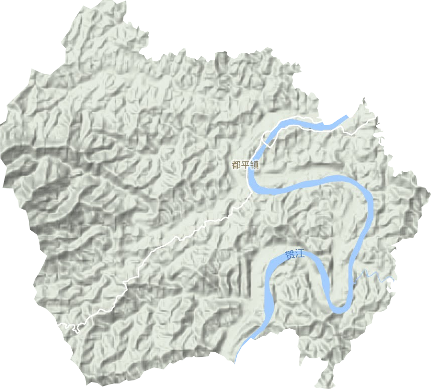 都平鎮地形圖