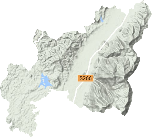 長安鎮地形圖