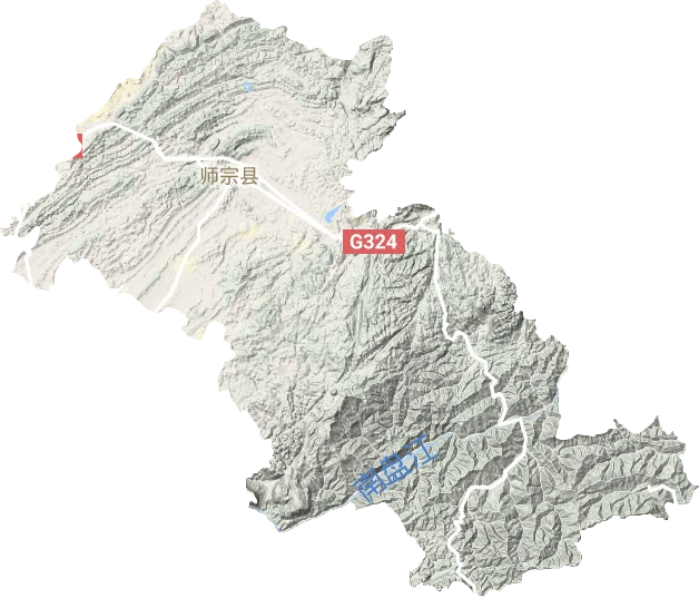 師宗縣地形圖