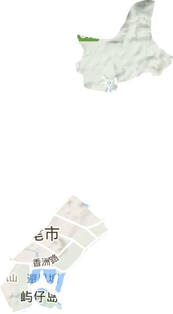鳳山街道地形圖
