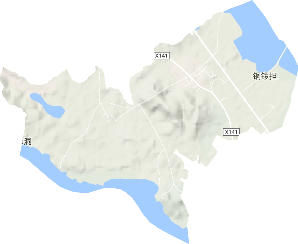 東洲街道地形圖