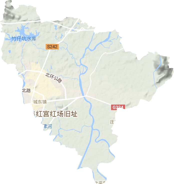 城東鎮地形圖