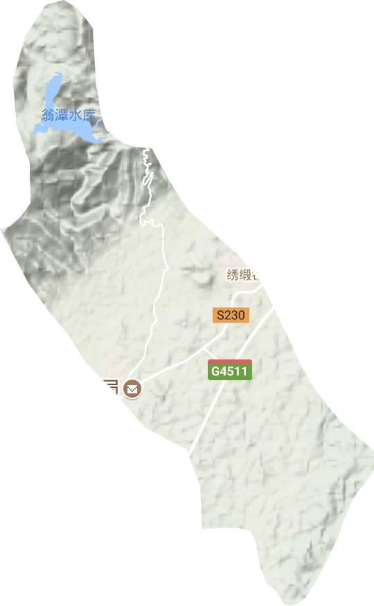 大湖鎮(zhèn)地形圖