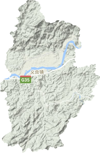 義合鎮地形圖