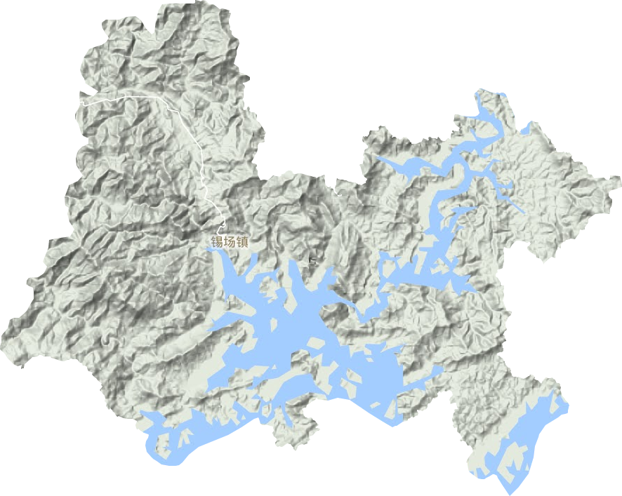 錫場鎮地形圖