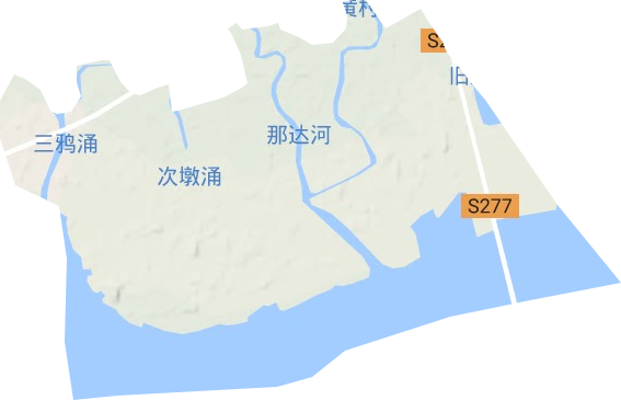 平岡農場地形圖