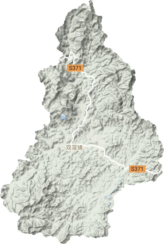 雙窖鎮地形圖