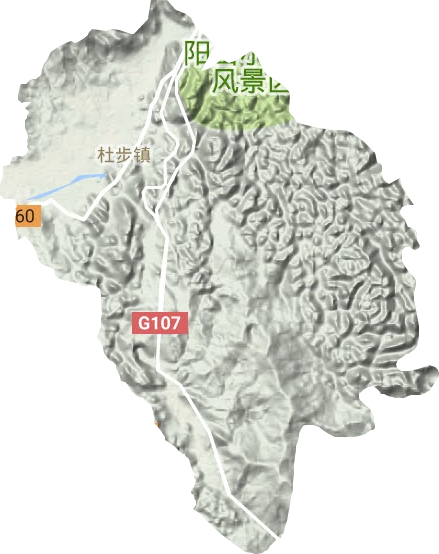 杜步鎮地形圖