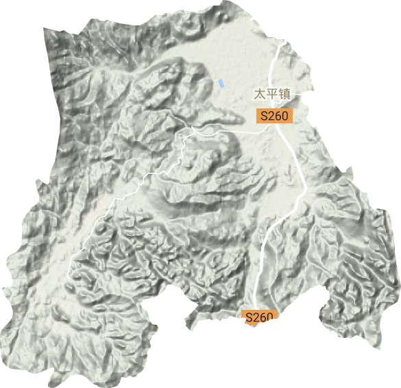 太平鎮地形圖