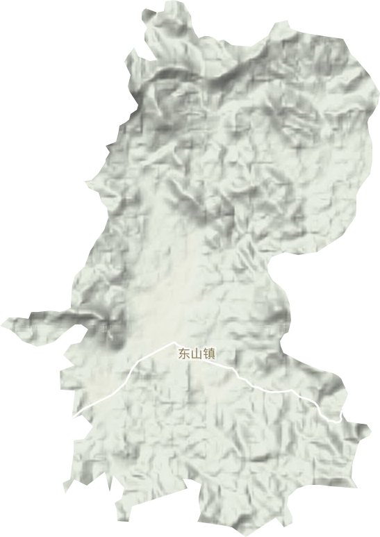 東山鎮(zhèn)地形圖