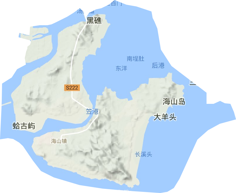 海山鎮地形圖