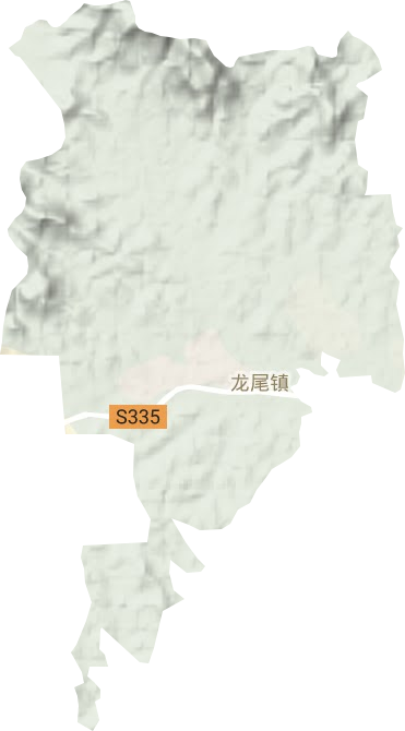 龍尾鎮地形圖
