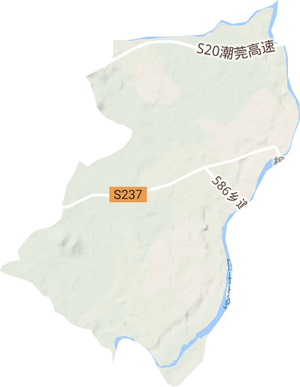 鳳江鎮(zhèn)地形圖